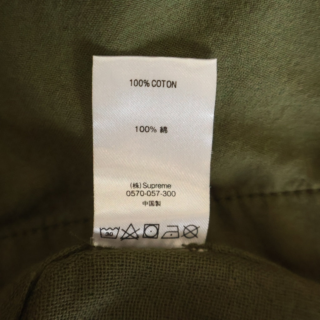 SUPREME(シュプリーム) 20AW ×Yohji Yamamoto Parka プリントロゴ ミリタリーコート パーカー カーキ