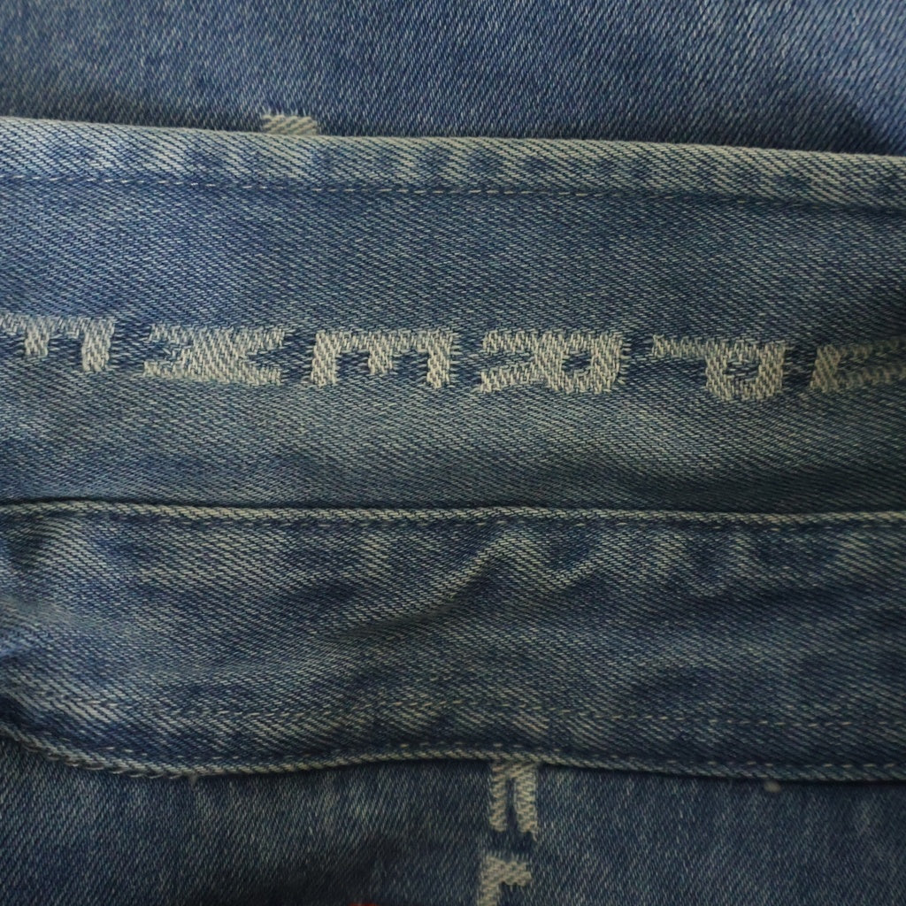 SUPREME(シュプリーム) 20AW Logo Stripe Jacquard Denim Shirt ジャガードストライプロゴ デニム長袖シャツ インディゴ
