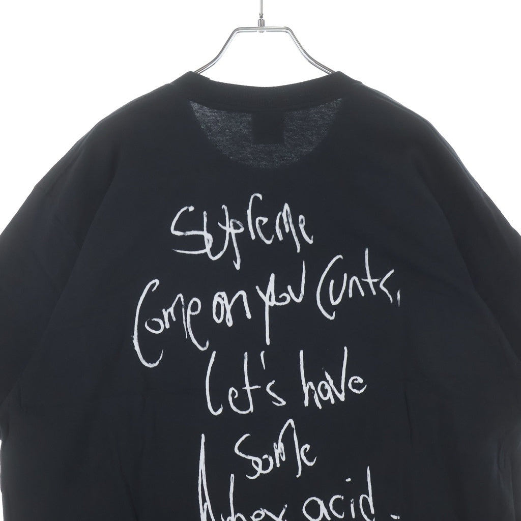 SUPREME(シュプリーム) 25SS Aphex Twin Windowlicker Tee エイフェックスツインウィンドウリッカー プリントロゴ 半袖Tシャツ カットソー ブラック