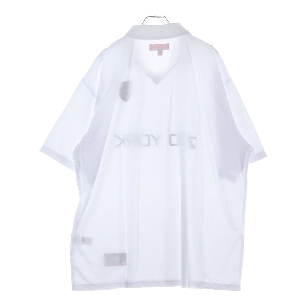 SUPREME(シュプリーム) 25SS Zoo York Soccer Jersey ズーヨーク サッカージャージ 総柄ロゴ 半袖ポロシャツ ホワイト