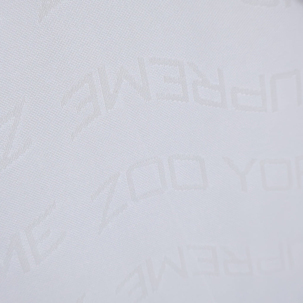 SUPREME(シュプリーム) 25SS Zoo York Soccer Jersey ズーヨーク サッカージャージ 総柄ロゴ 半袖ポロシャツ ホワイト