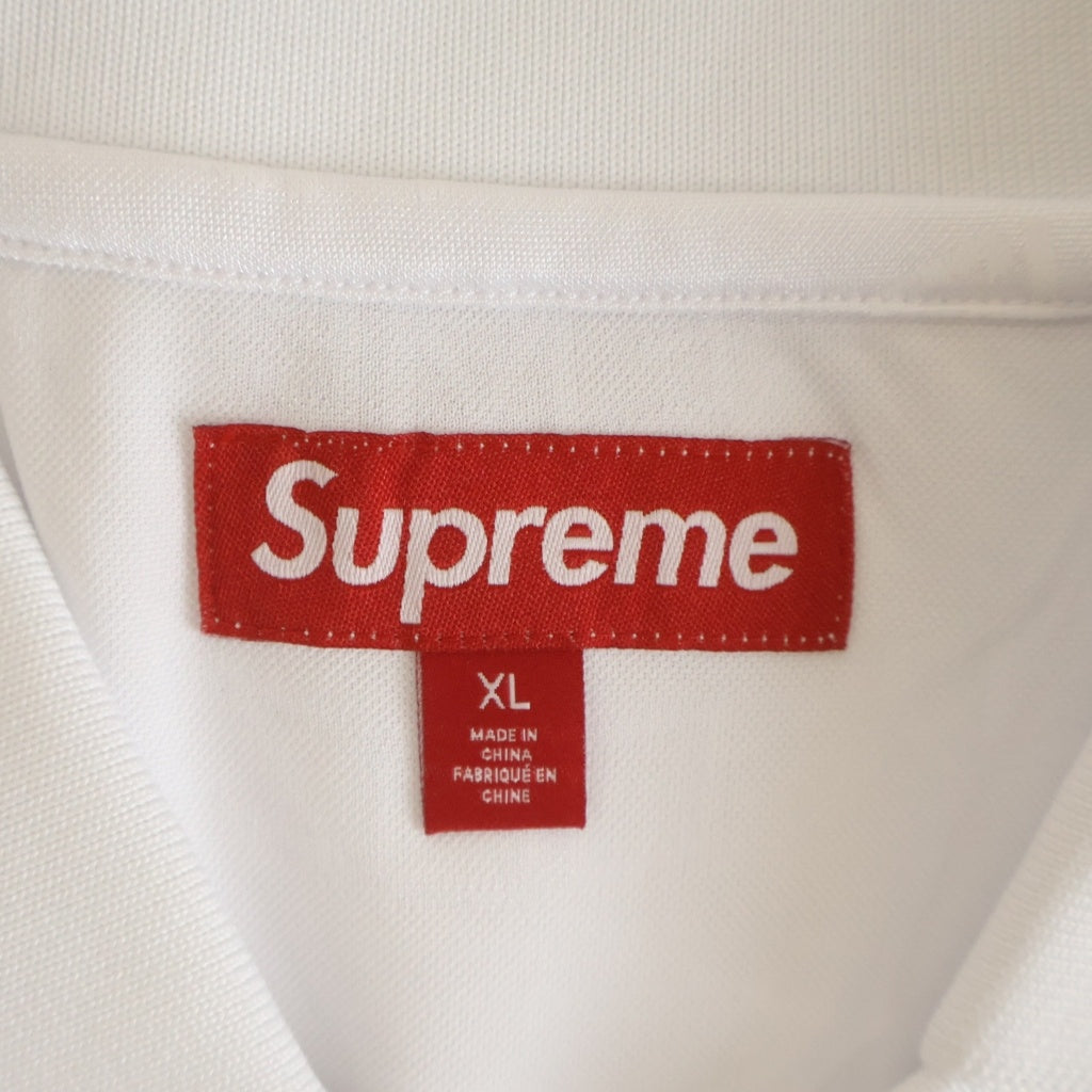 SUPREME(シュプリーム) 25SS Zoo York Soccer Jersey ズーヨーク サッカージャージ 総柄ロゴ 半袖ポロシャツ ホワイト