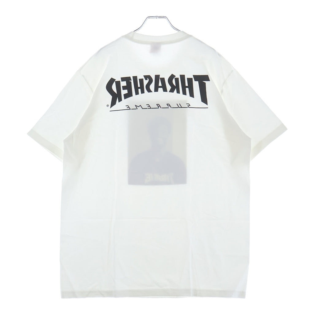 SUPREME(シュプリーム) 24AW ×THRASHER HAROLD TEE スラッシャー ハロルド プリントロゴ 半袖Tシャツ カットソー ホワイト