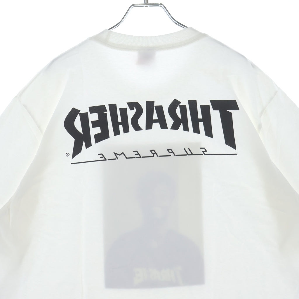 SUPREME(シュプリーム) 24AW ×THRASHER HAROLD TEE スラッシャー ハロルド プリントロゴ 半袖Tシャツ カットソー ホワイト