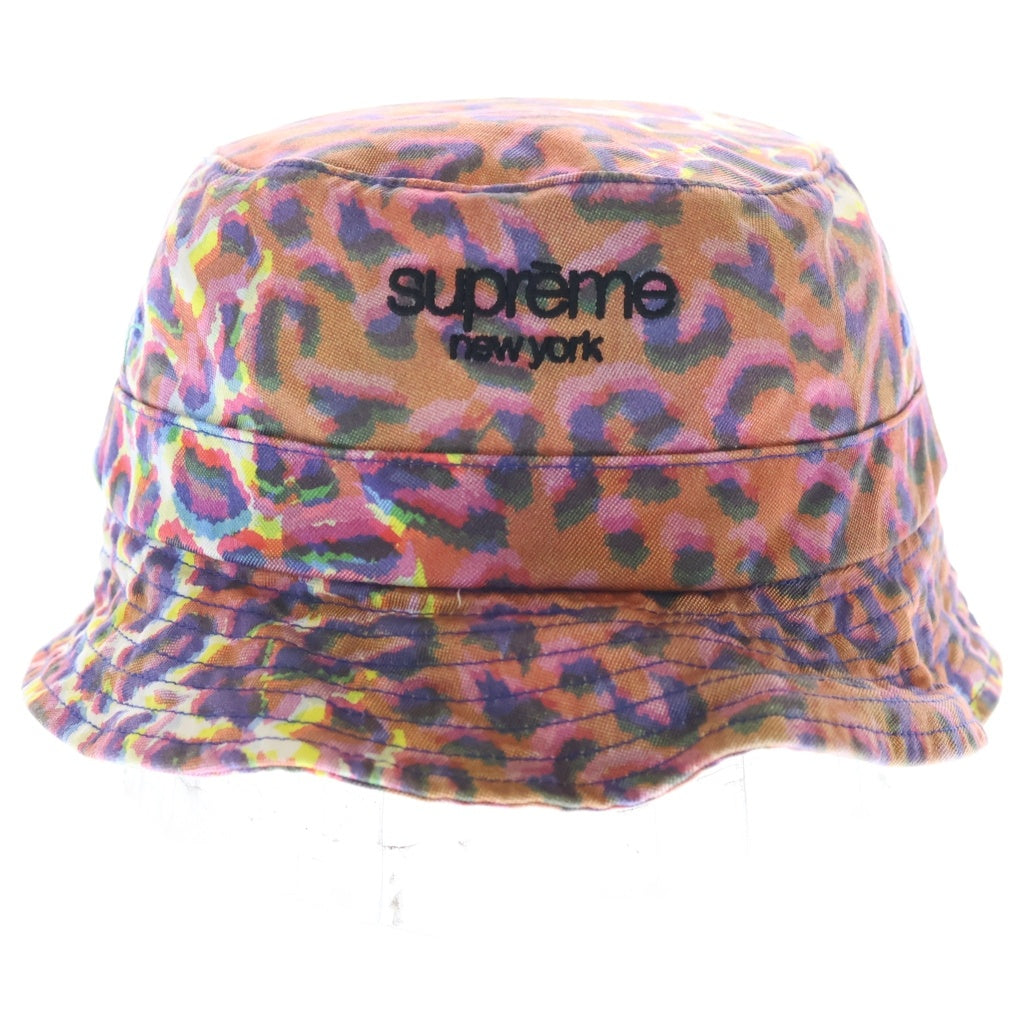 SUPREME(シュプリーム) 24AW Classic Logo Crusher CAMO カモ柄クラシックロゴ クラッシャー デニムバケットハット マルチカラー