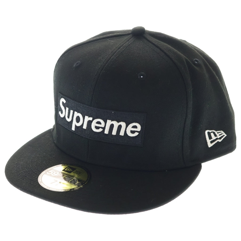 SUPREME(シュプリーム) 21SS ×New Era Champions Box Logo ニューエラ チャンピオンシップ ボックスロゴ ベースボールキャップ 帽子 ブラック