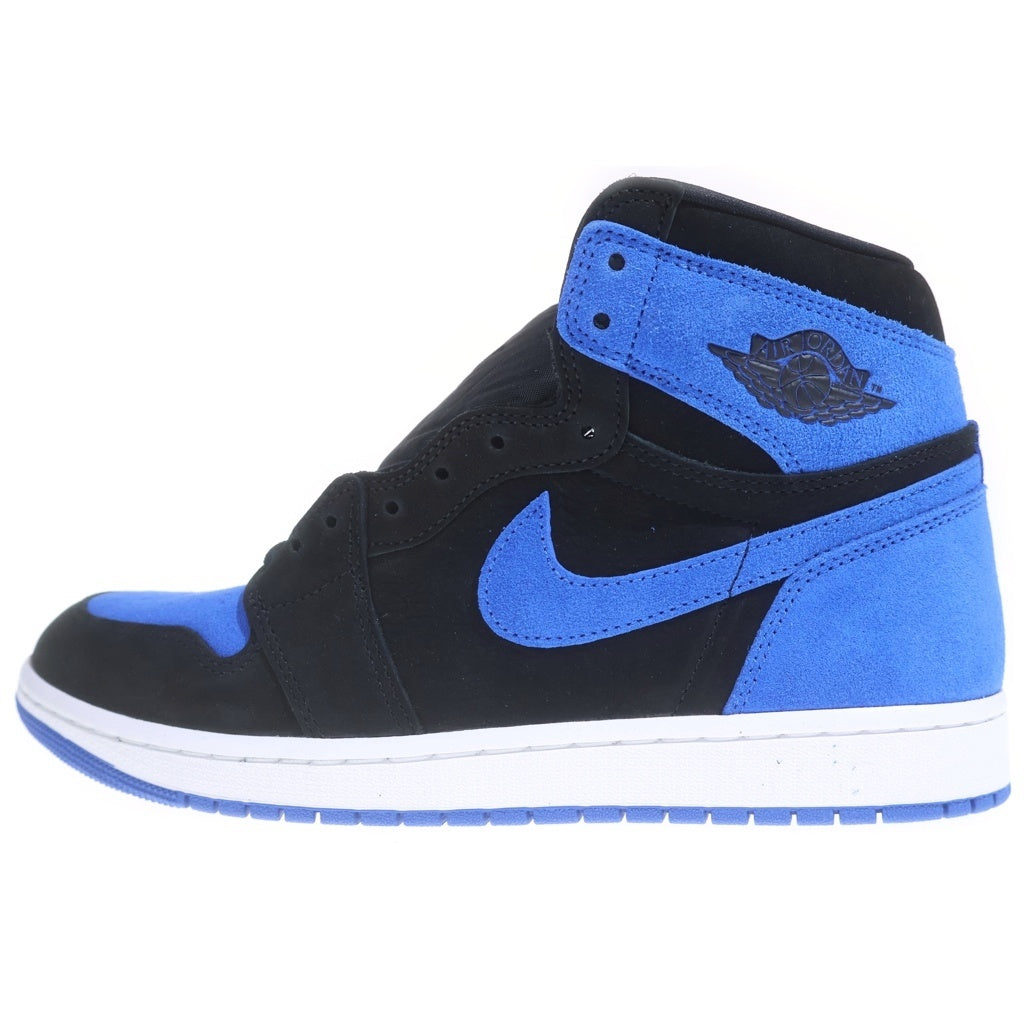 NIKE(ナイキ) AIR JORDAN 1 RETRO HIGH OG ROYAL REIMAGINED DZ5485-042 エアジョーダン1 ロイヤルリイマジンド ハイカットスニーカー ブラック/ブルー US10.5/28.5cm