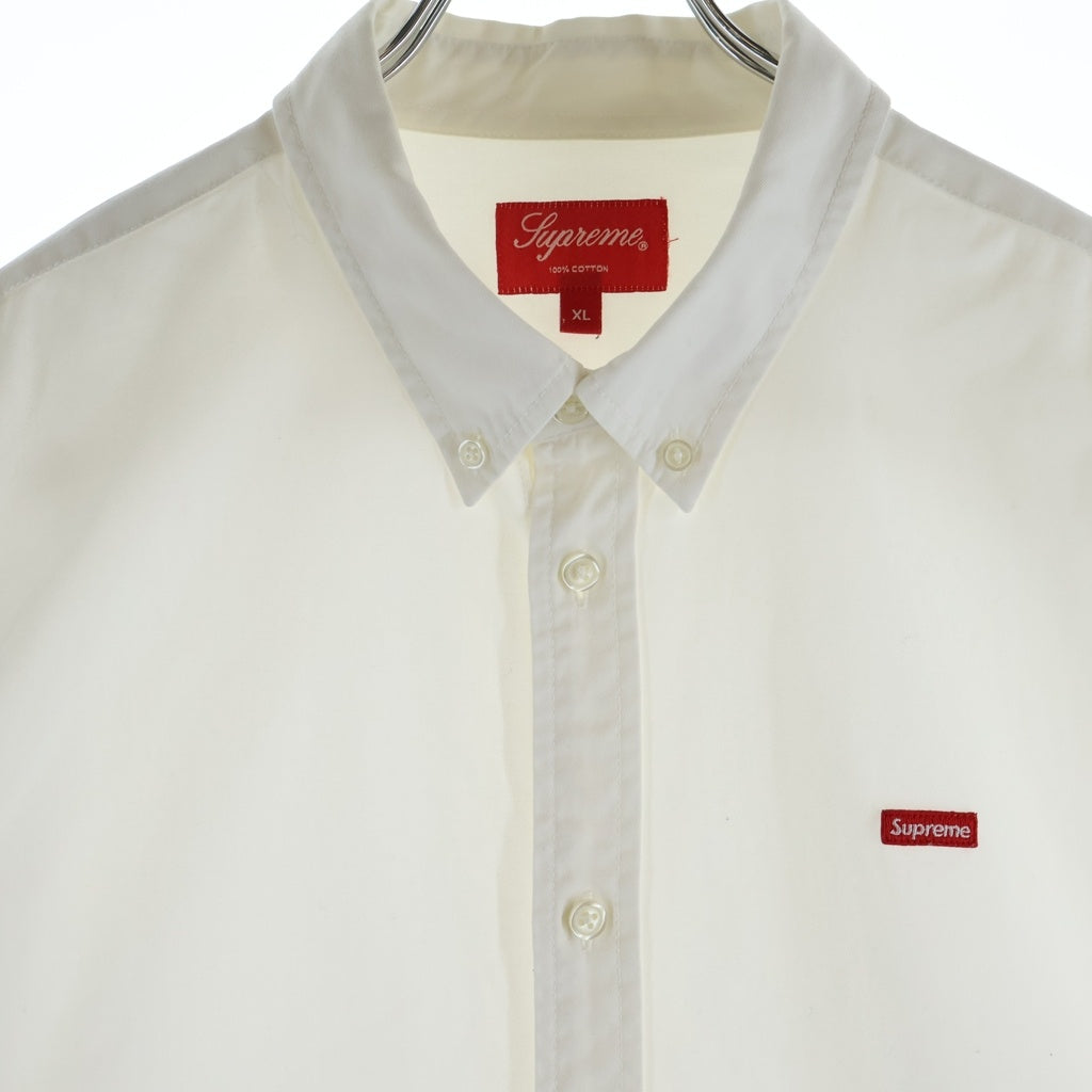 SUPREME(シュプリーム) 22SS Small Box Shirt スモールボックスロゴ 長袖シャツ ホワイト