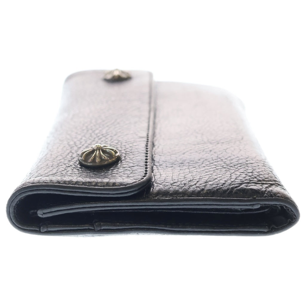 CHROME HEARTS(クロムハーツ) WAVE ウェーブ レザーウォレット 財布 ブラック BCA375