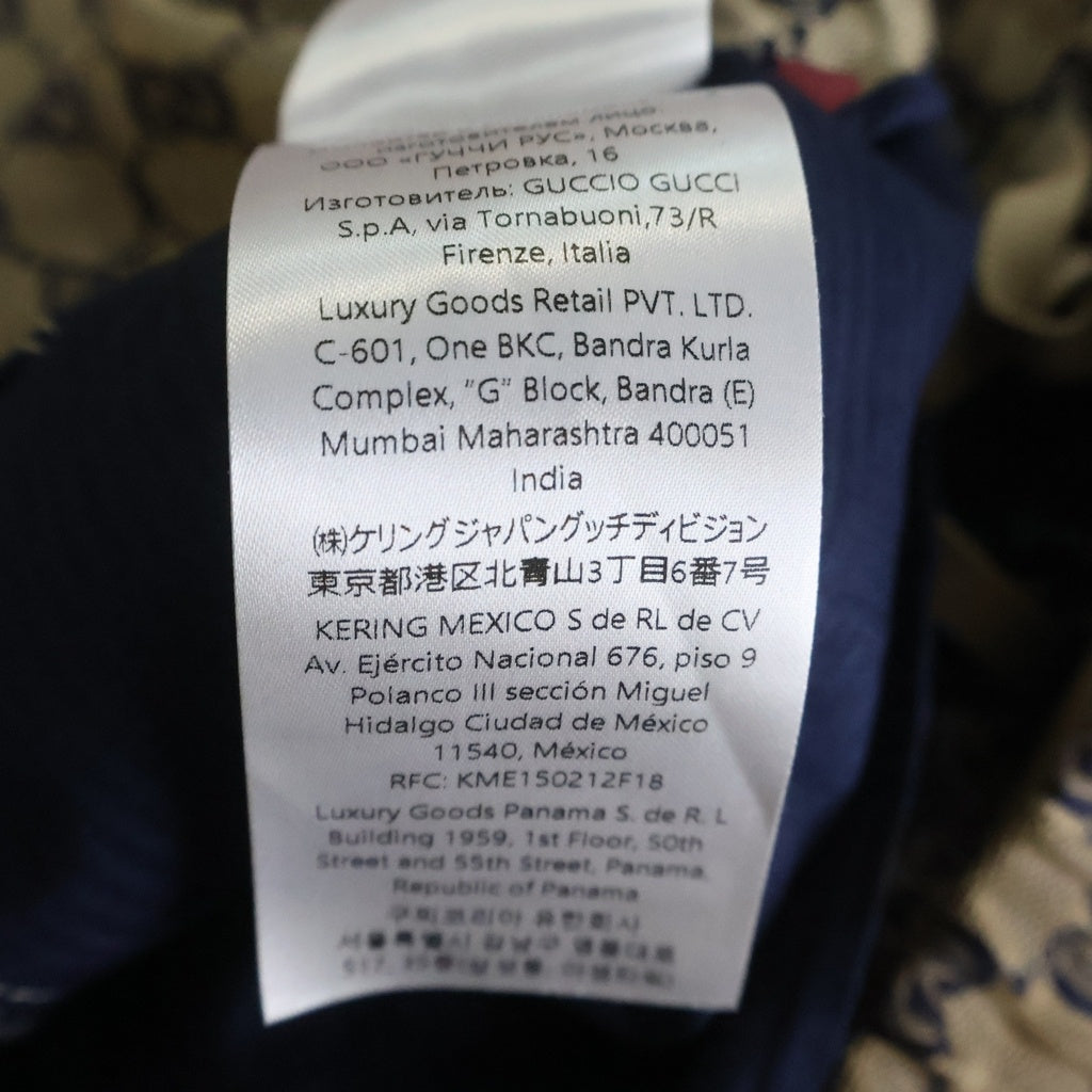 GUCCI(グッチ) GG 総柄デザイン リネンブレンド キャンバス地 ハーフパンツ ショーツ ベージュ 742781 ZAM7G