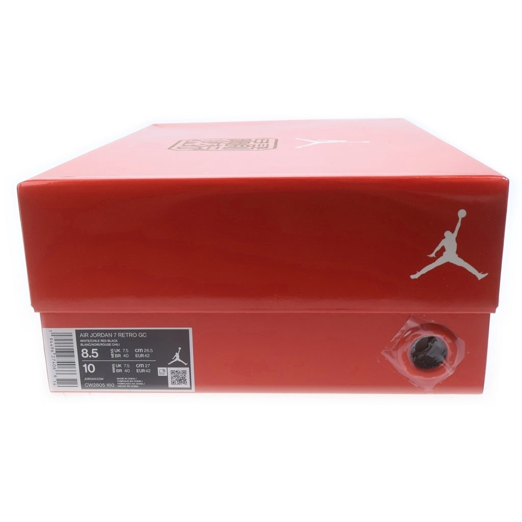 NIKE(ナイキ) AIR JORDAN 7 RETRO GC CHILE RED CW2805-160 エアジョーダン7 チリレッド ハイカットスニーカー ホワイト/ブラック/レッド US8.5/26.5cm