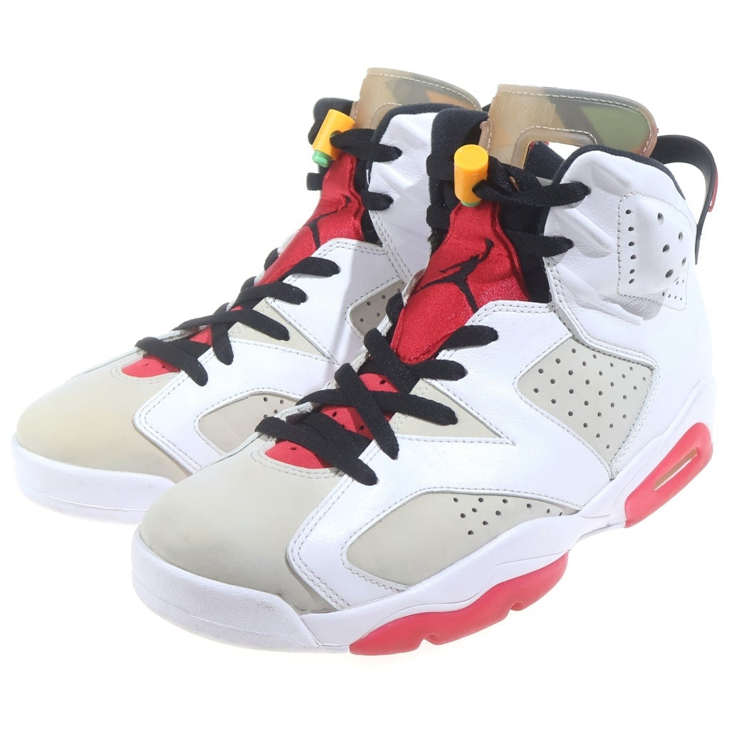 NIKE(ナイキ) AIR JORDAN 6 RETRO NEUTRAL GREY/HARE CT8529-062 エアジョーダン6 ハイカットスニーカー レッド/グレー/ホワイト US8.5/26.5cm