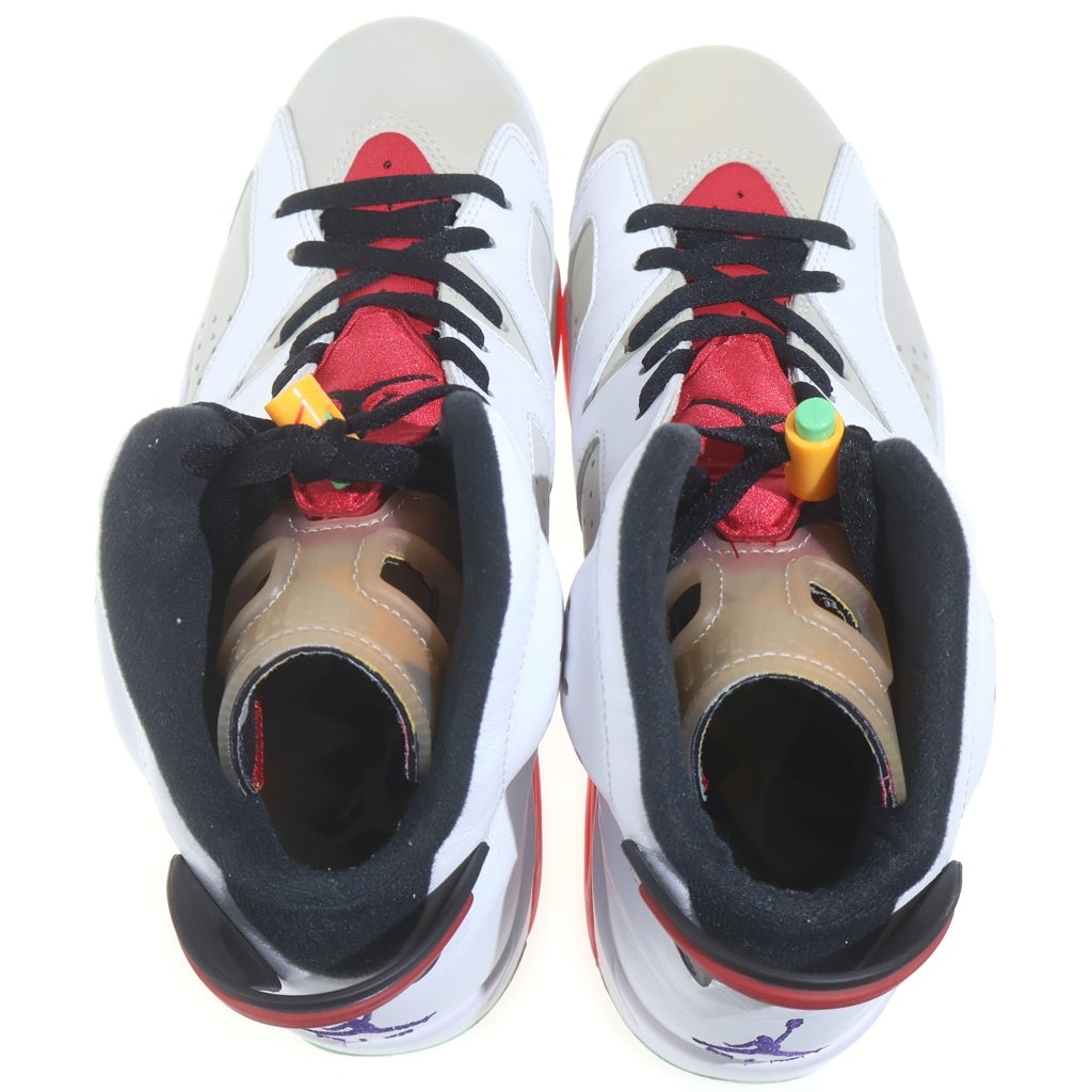 NIKE(ナイキ) AIR JORDAN 6 RETRO NEUTRAL GREY/HARE CT8529-062 エアジョーダン6 ハイカットスニーカー レッド/グレー/ホワイト US8.5/26.5cm