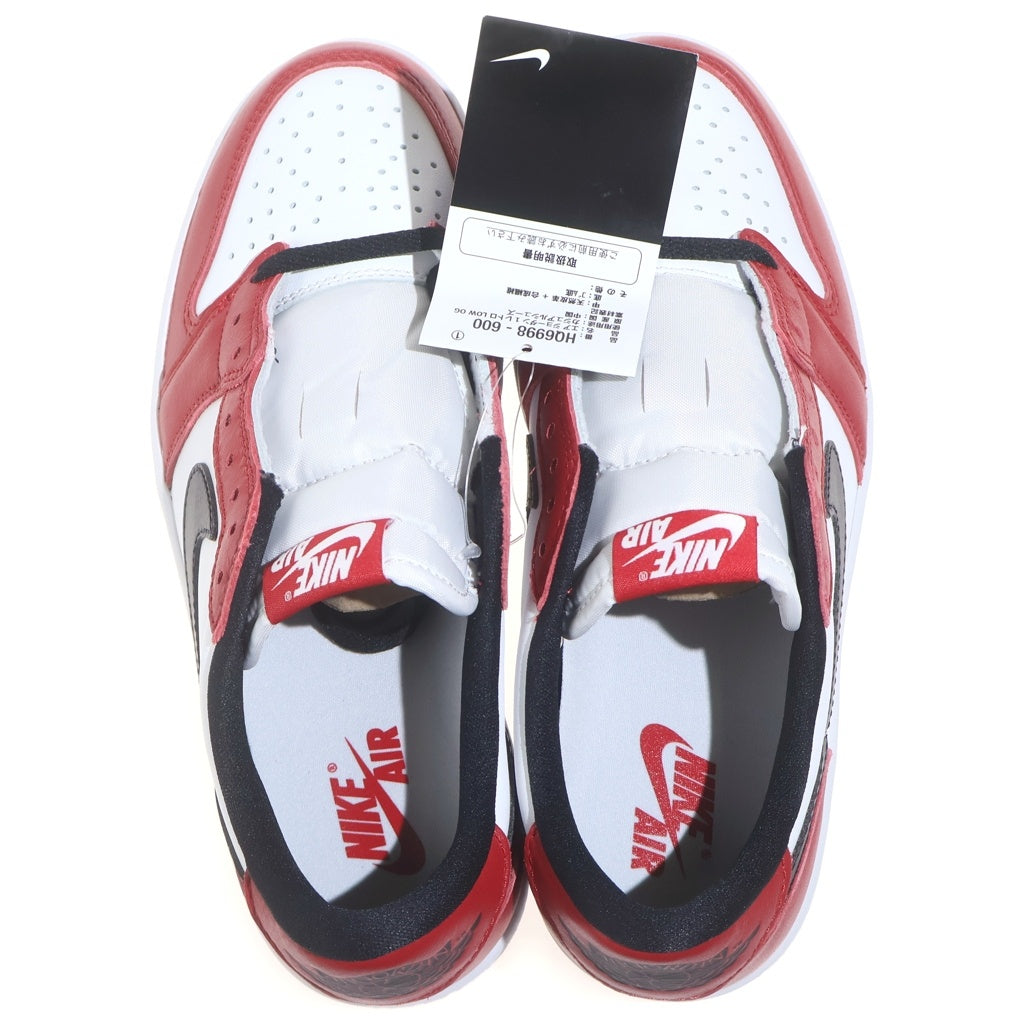 NIKE(ナイキ) AIR JORDAN 1 RETRO LOW OG CHICAGO HQ6998-600 エアジョーダン1 レトロ シカゴ ローカットスニーカー ホワイト/レッド US8.5/26.5cm