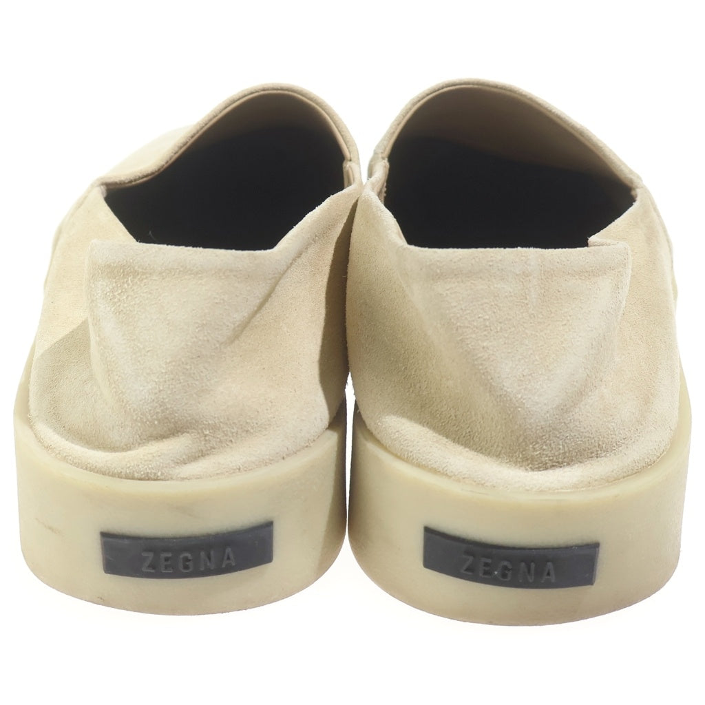 FEAR OF GOD(フィアオブゴッド) 20AW ×Ermenegildo Zegna LOAFER LACCI JL エルメネジルドゼニア スウェードレザー ローファー スリッポン ベージュ A4795L