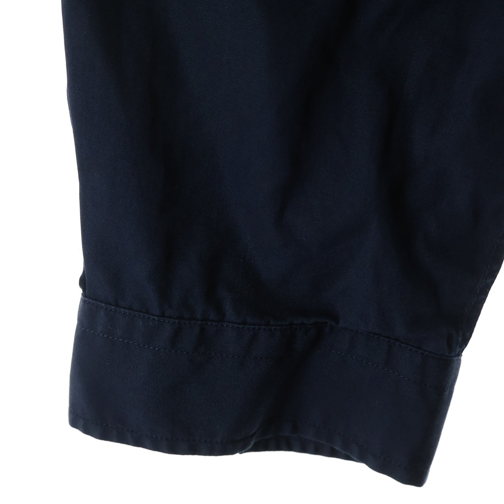 OAMC(オーエーエムシー) Shade Overshirt In Bianco フリンジデザイン オーバーサイズ長袖シャツ ネイビー I023508