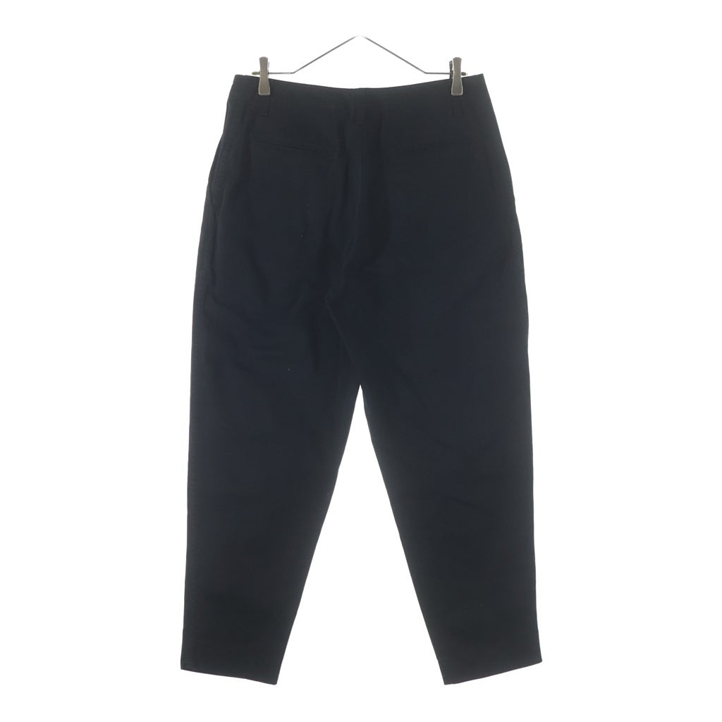 Porter Classic(ポータークラシック) コットンワイドパンツ トラウザー ブラック
