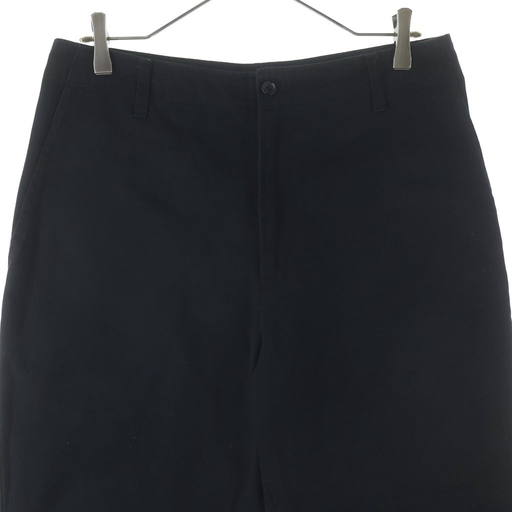 Porter Classic(ポータークラシック) コットンワイドパンツ トラウザー ブラック