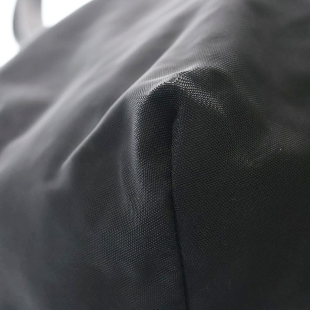 JIL SANDER(ジルサンダー) ナイロン/レザー トートバッグ ハンドバッグ 無地 ブラック