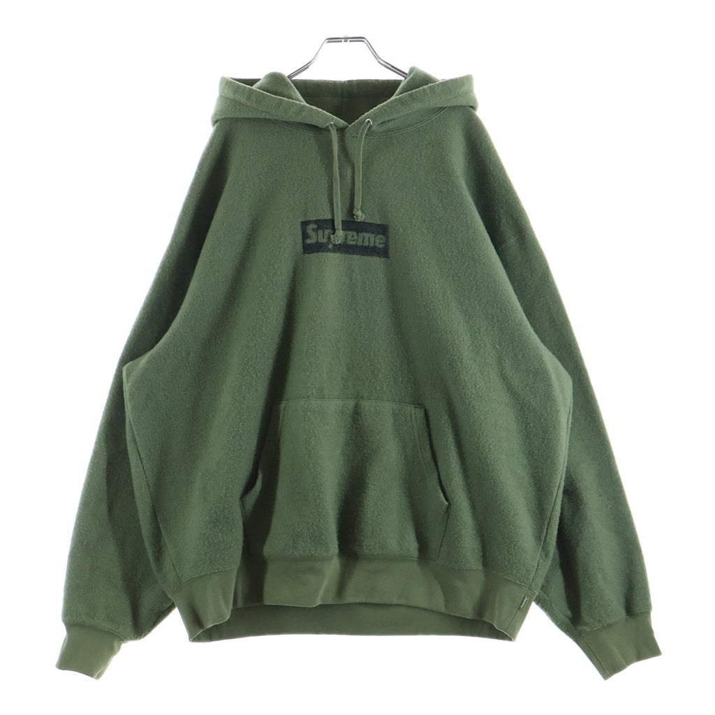 SUPREME(シュプリーム) 23SS Inside Out Box Logo Hooded Sweatshirt インサイドアウト ボックスロゴ フーデットスウェットシャツ プルオーバーパーカー グリーン/ブラック