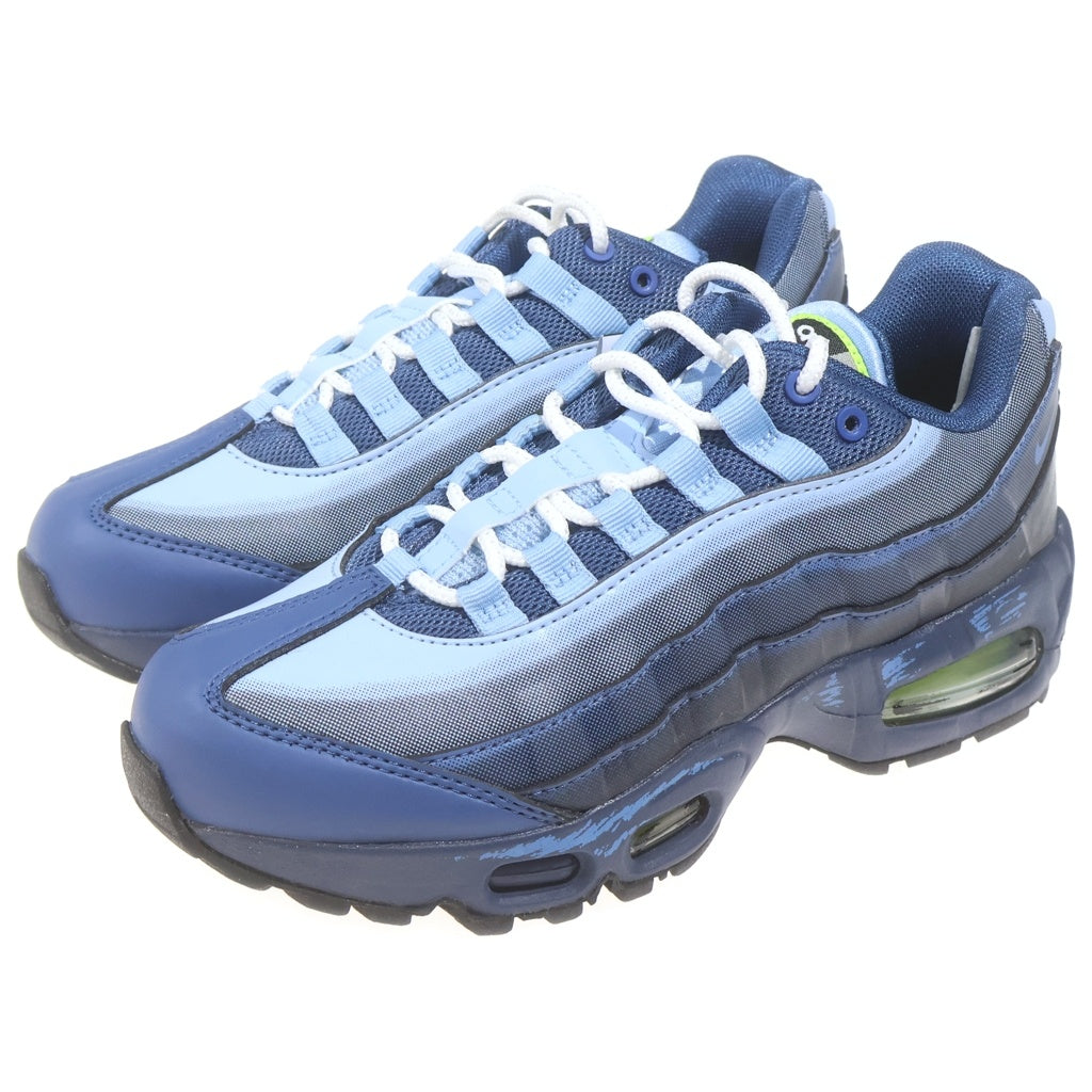 NIKE(ナイキ) ×Yu-Gi-Oh! AIR MAX 95 AIR MUSCLE JOEY II7404-400 遊戯王 エアマックス95 エアマッスル ジョーイ ローカットスニーカー ネイビー US5/23.5cm レディース