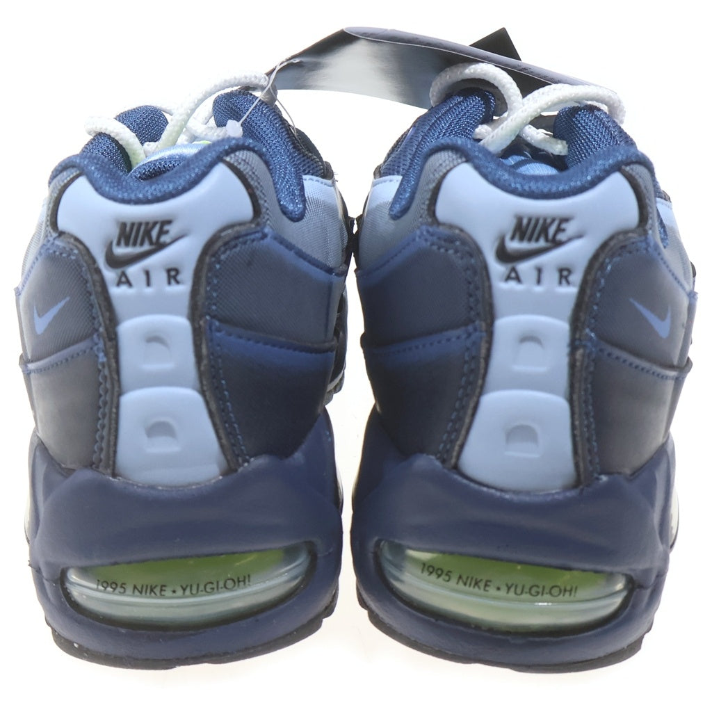 NIKE(ナイキ) ×Yu-Gi-Oh! AIR MAX 95 AIR MUSCLE JOEY II7404-400 遊戯王 エアマックス95 エアマッスル ジョーイ ローカットスニーカー ネイビー US5/23.5cm レディース
