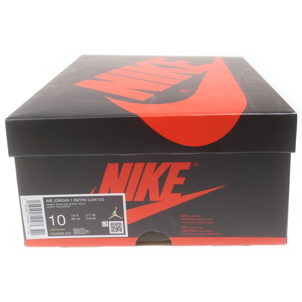 NIKE(ナイキ) AIR JORDAN 1 RETRO LOW OG CHICAGO HQ6998-600 エアジョーダン1 レトロ シカゴ ローカットスニーカー レッド US10/28cm