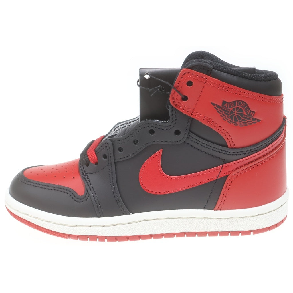 NIKE(ナイキ) AIR JORDAN 1 HIGH 85 BRED HV6674-067 エアジョーダン 1 85 ブレッド ハイカットスニーカー ブラック/レッド US4/23cm レディース