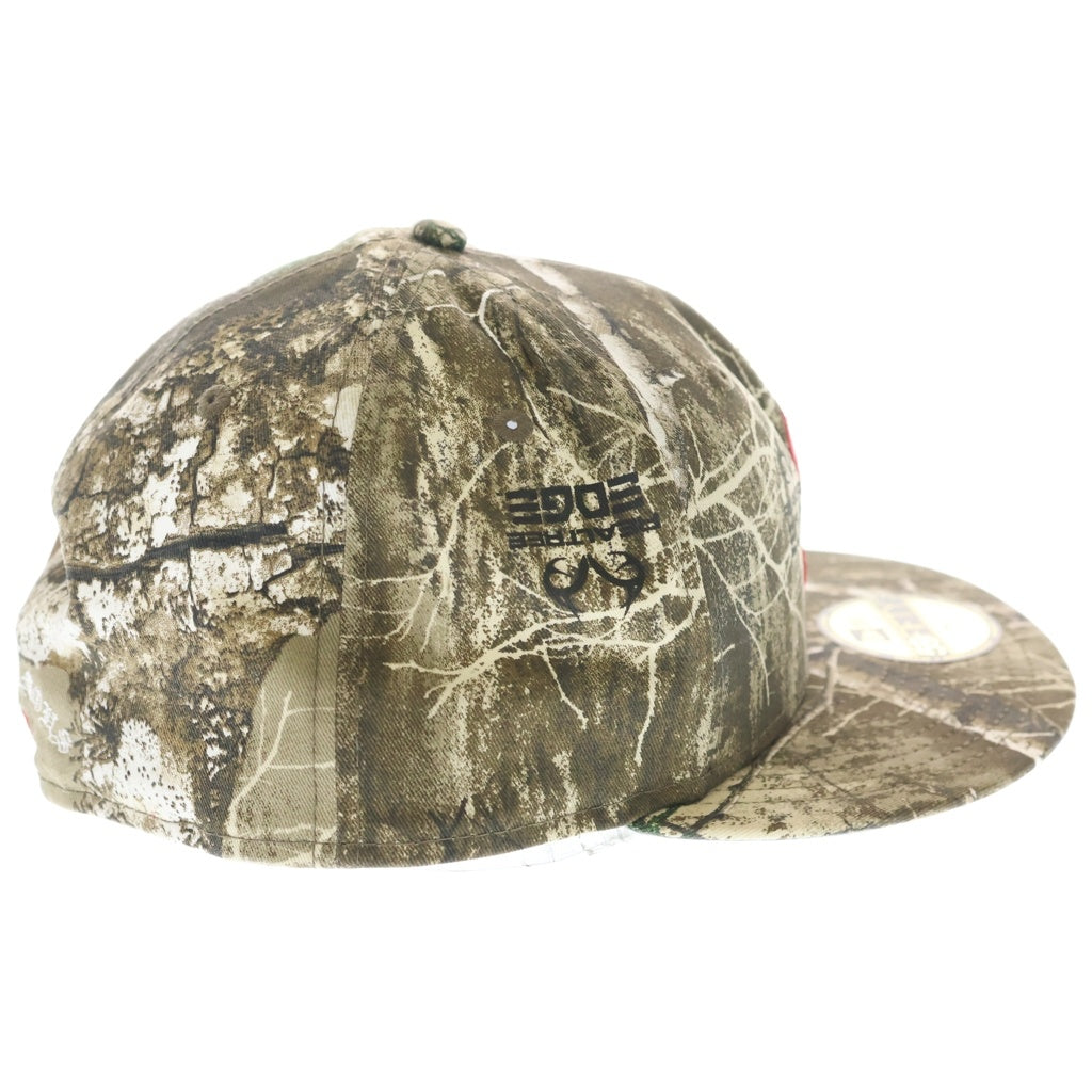 SUPREME(シュプリーム) 24SS ×New Era Gold Cross S Logo ニューエラ リアルツリーカモ柄 ゴールドクロス エスロゴ刺繍 キャップ 帽子 マルチカラー