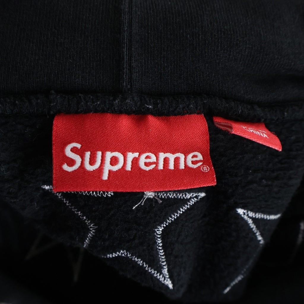 SUPREME(シュプリーム) 22AW Hockey Hoodie Sweatshirt パッチロゴ スウェットフーデッドシャツ プルオーバーパーカー ブラック
