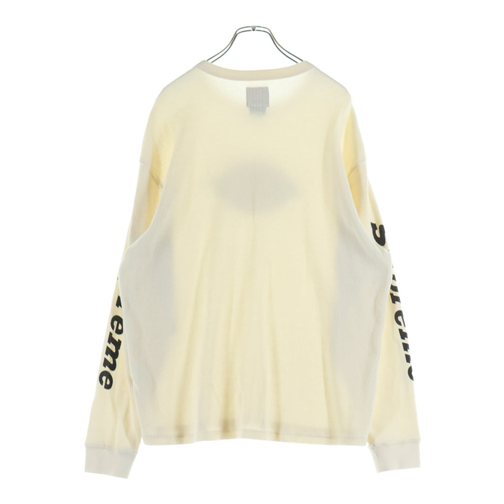 SUPREME(シュプリーム) x Dickies Thermal ディッキーズ プリントロゴ サーマル 長袖Tシャツ カットソー ベージュ