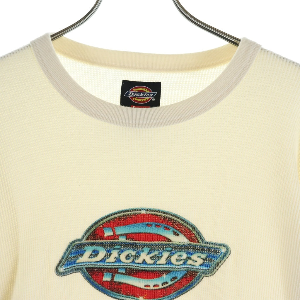 SUPREME(シュプリーム) x Dickies Thermal ディッキーズ プリントロゴ サーマル 長袖Tシャツ カットソー ベージュ