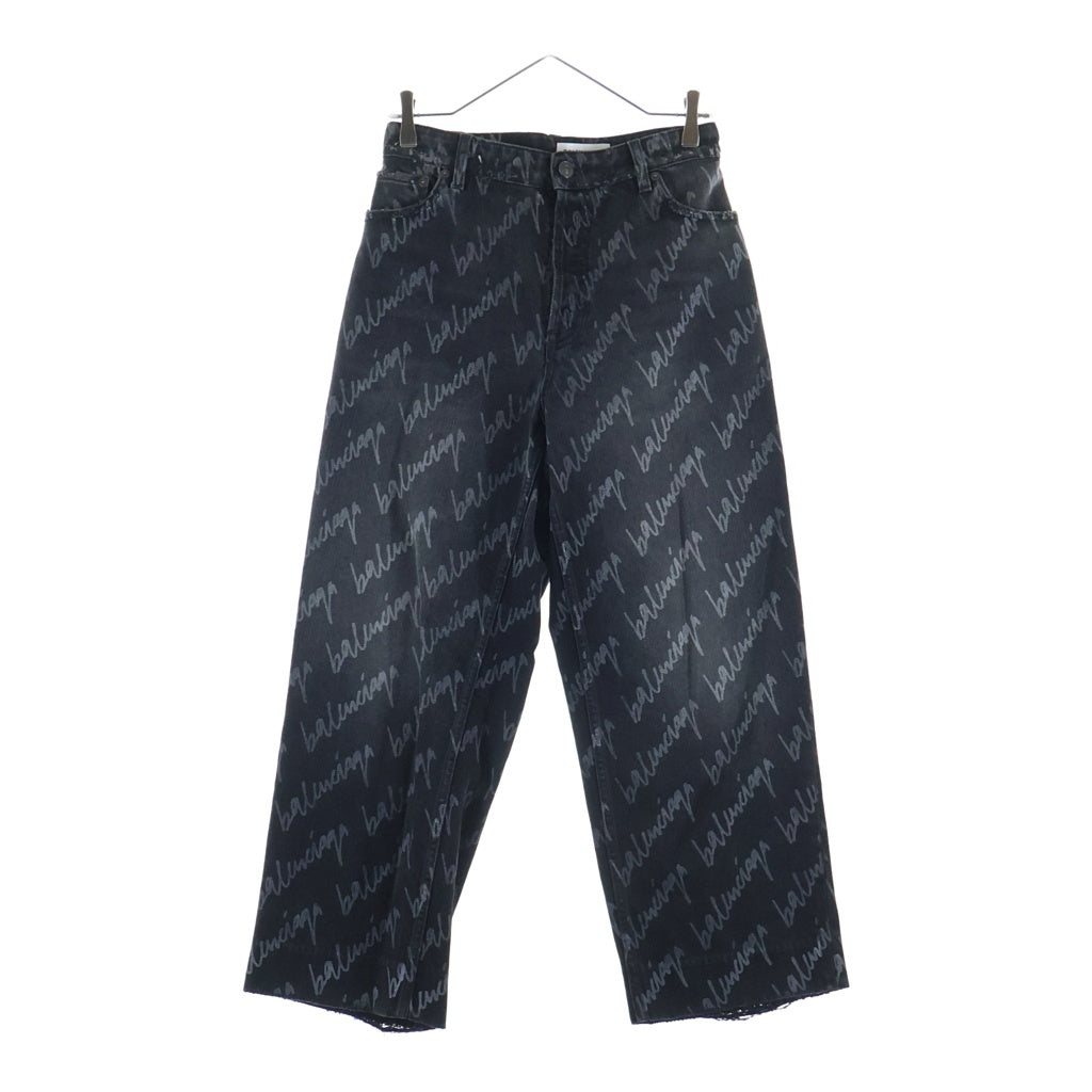 BALENCIAGA(バレンシアガ) ダメージ加工デニムパンツ ブラック 600235 TMW21