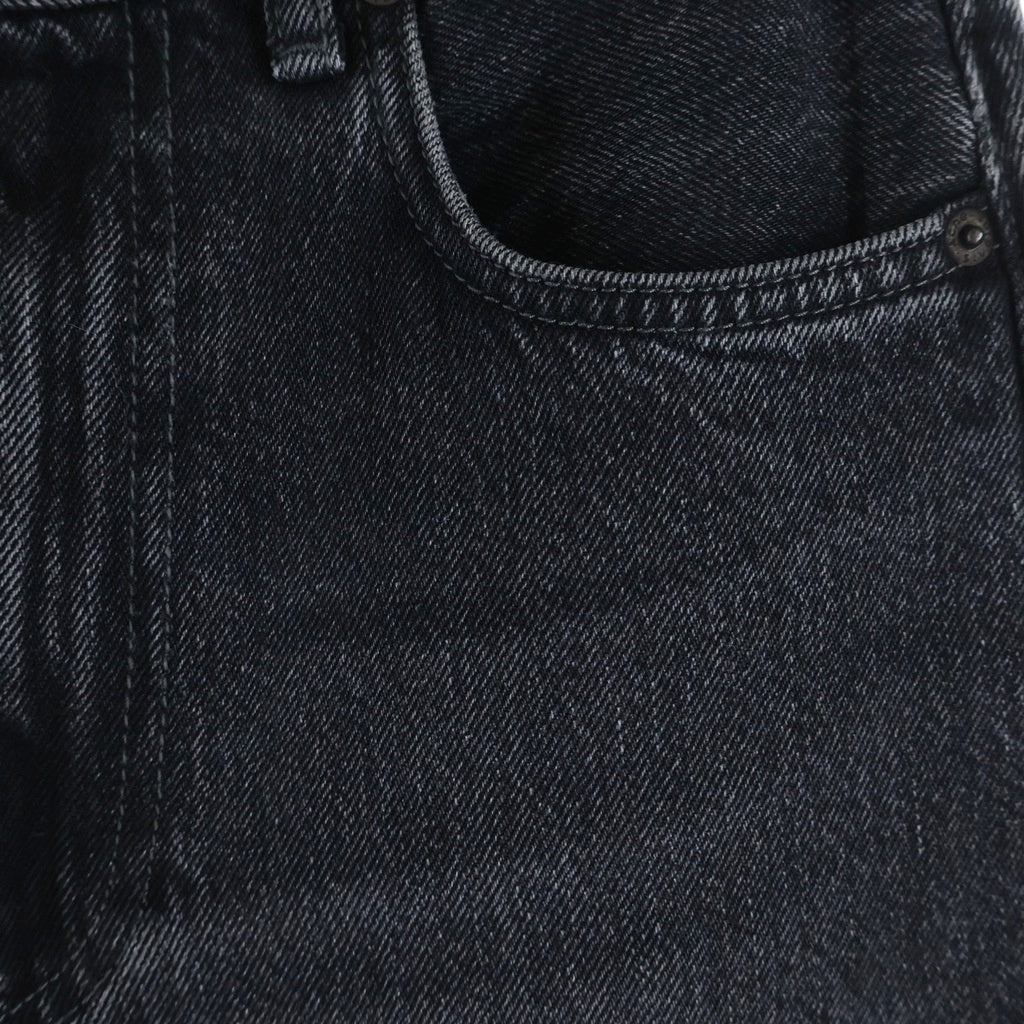 Acne Studios(アクネ ストゥディオズ) 2022 リラックスフィットジーンズ ワイドデニムパンツ ブラック A00392