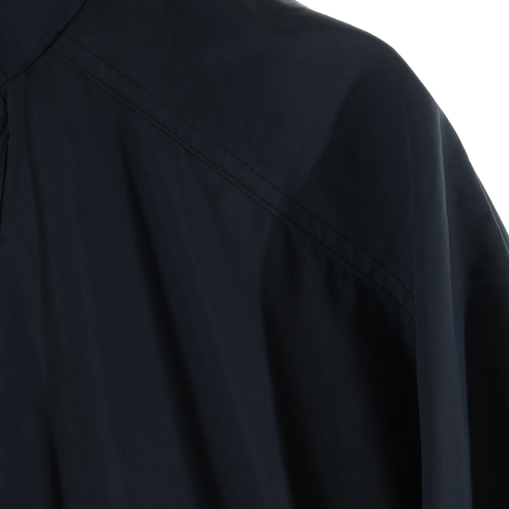 BALENCIAGA(バレンシアガ) プリントロゴ オーバーサイズモッズコート ブラック 505145 TXD12
