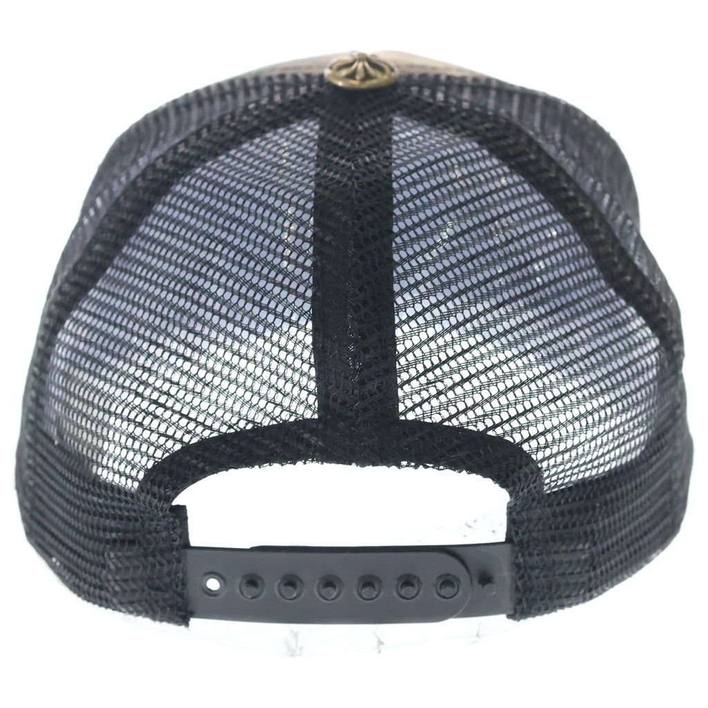 CHROME HEARTS(クロムハーツ) TRUCKER CAP トラッカーキャップ CHパッチ/クロスボール付 カモ柄 メッシュキャップ 帽子 マルチカラー