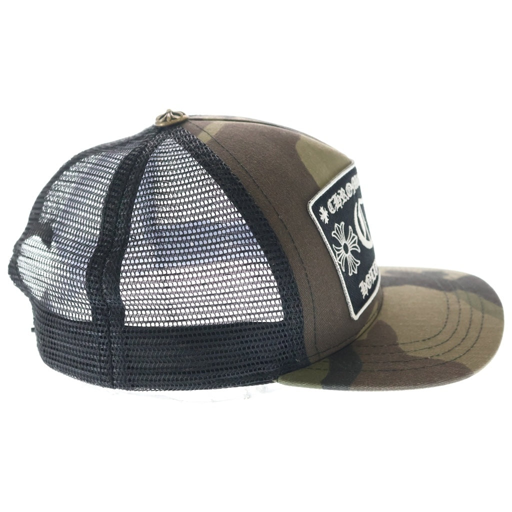 CHROME HEARTS(クロムハーツ) TRUCKER CAP トラッカーキャップ CHパッチ/クロスボール付 カモ柄 メッシュキャップ 帽子 マルチカラー