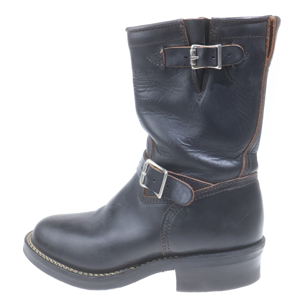 VIBERG(ヴァイバーグ) 9インチ レザー エンジニアブーツ ブラック