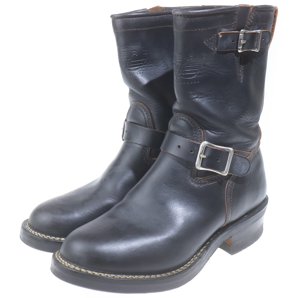VIBERG(ヴァイバーグ) 9インチ レザー エンジニアブーツ ブラック