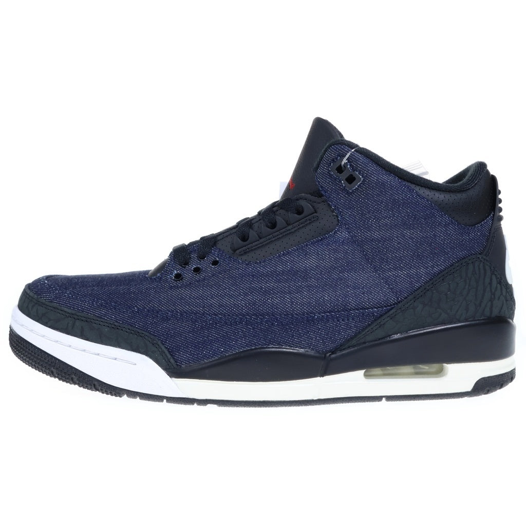 NIKE(ナイキ) ×Levi's AIR JORDAN 3 RETRO SP IH7959-400 リーバイス エアジョーダン3 ミッドカットスニーカー インディゴ US12/30cm
