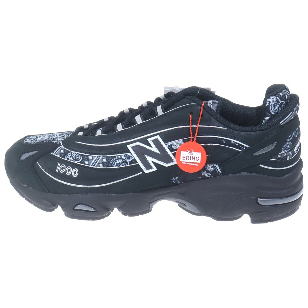 New Balance(ニューバランス) ×ATMOS 1000 M1000AP アトモス バンダナ柄 ローカットスニーカー ブラック/ホワイト US12/30cm