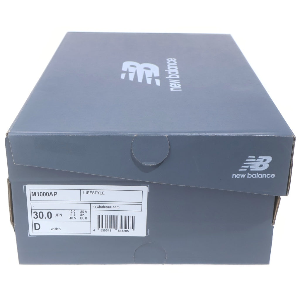 New Balance(ニューバランス) ×ATMOS 1000 M1000AP アトモス バンダナ柄 ローカットスニーカー ブラック/ホワイト US12/30cm