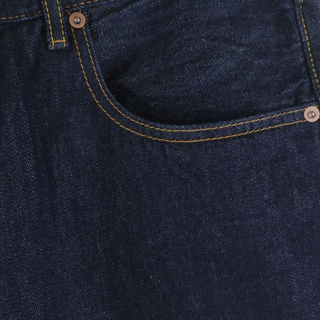 UNION(ユニオン) WRIGHT DENIM セルヴィッチ ワイドデニムパンツ トラウザー インディゴ WBL-128