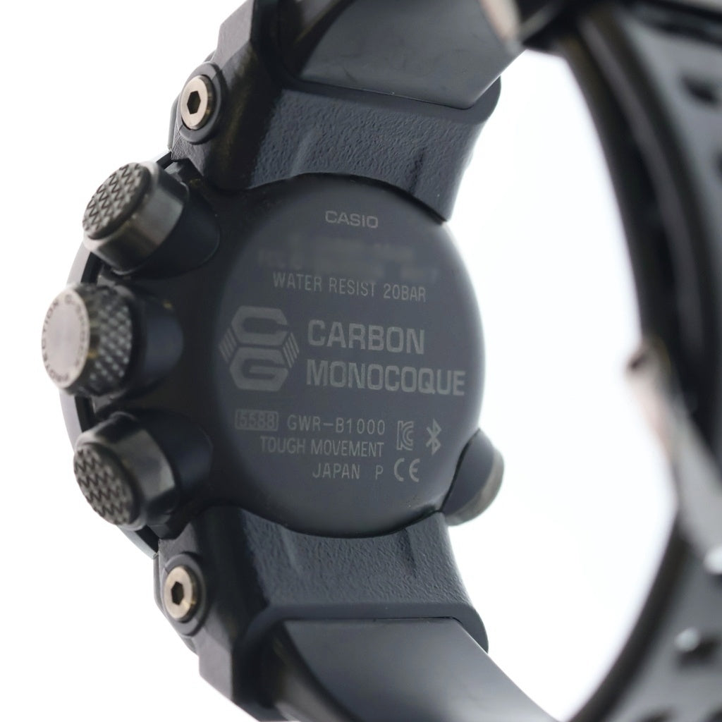 CASIO G-SHOCK(カシオ ジーショック) グラビティマスター 電波ソーラー 腕時計 ブラック GWRB1000