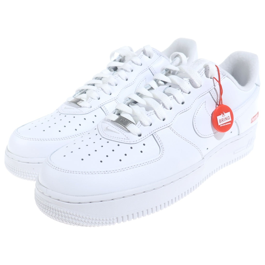 SUPREME(シュプリーム) ×NIKE AIR FORCE1 CU9225-100 ナイキ エアフォース1 レザーローカットスニーカー ホワイト US10.5/28.5cm