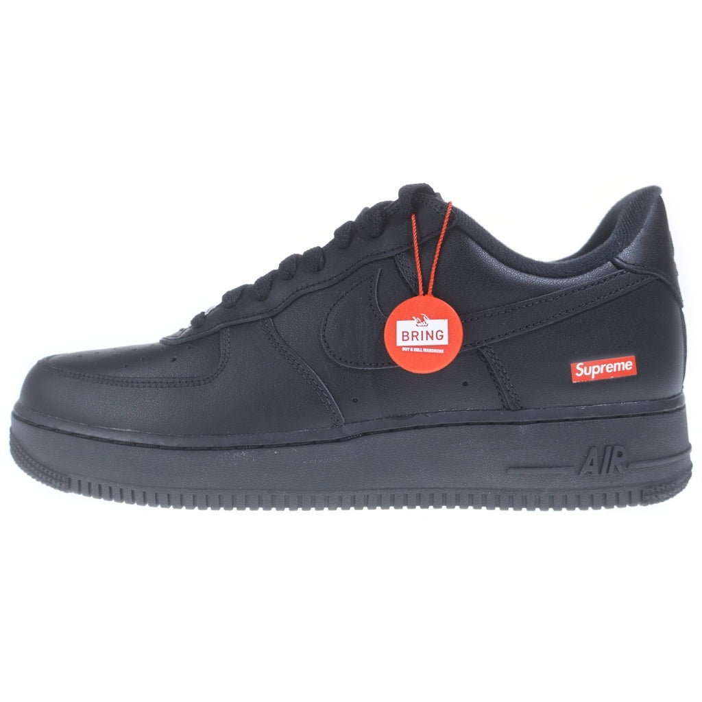 SUPREME(シュプリーム) ×NIKE AIR FORCE1 CU9225-001 ナイキ エアフォース1 レザーローカットスニーカー ブラック US10.5/28.5cm