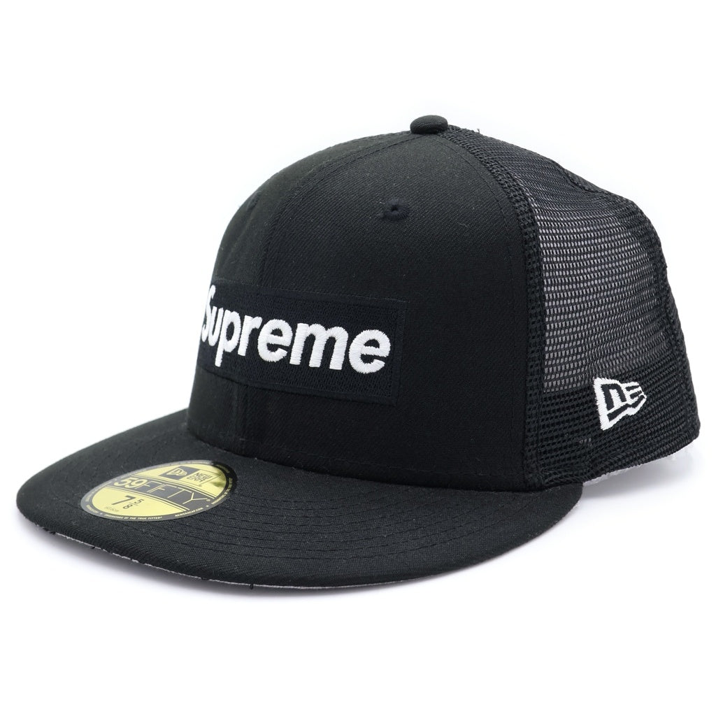 SUPREME(シュプリーム) 24SS ×NEW ERA Box Logo Mesh ニューエラ ボックスロゴ メッシュキャップ ブラック