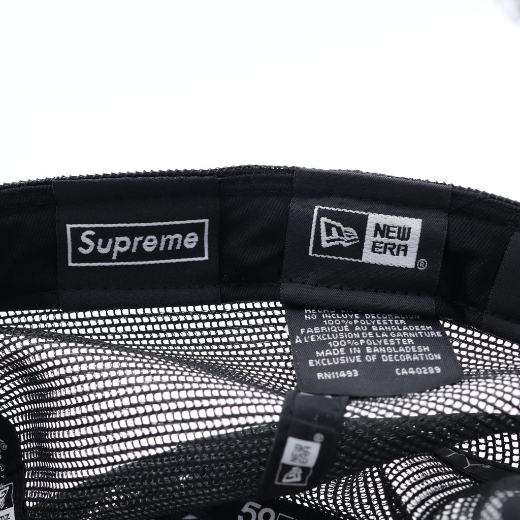 SUPREME(シュプリーム) 24SS ×NEW ERA Box Logo Mesh ニューエラ ボックスロゴ メッシュキャップ ブラック