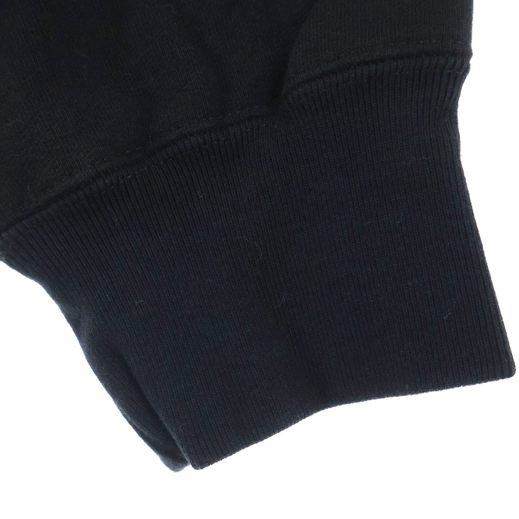 SUPREME(シュプリーム) 22AW Satin Applique Hooded Sweatshirt サテンアップリケロゴ スウェットプルオーバーパーカー ブラック