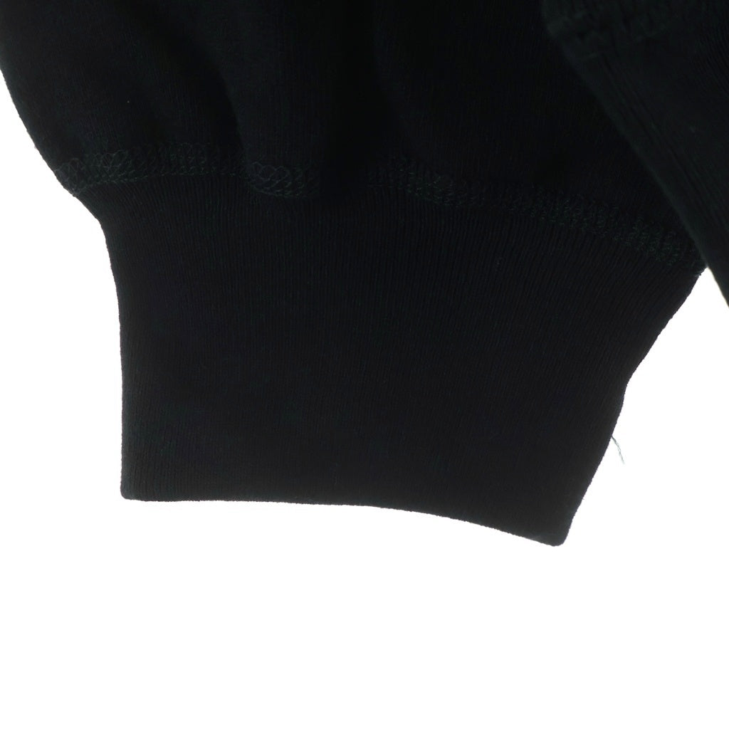 SUPREME(シュプリーム) 22SS Raised Handstyle Hooded Sweatshirt レイズドハンドスタイル刺繍ロゴ スウェットプルオーバーパーカー ブラック